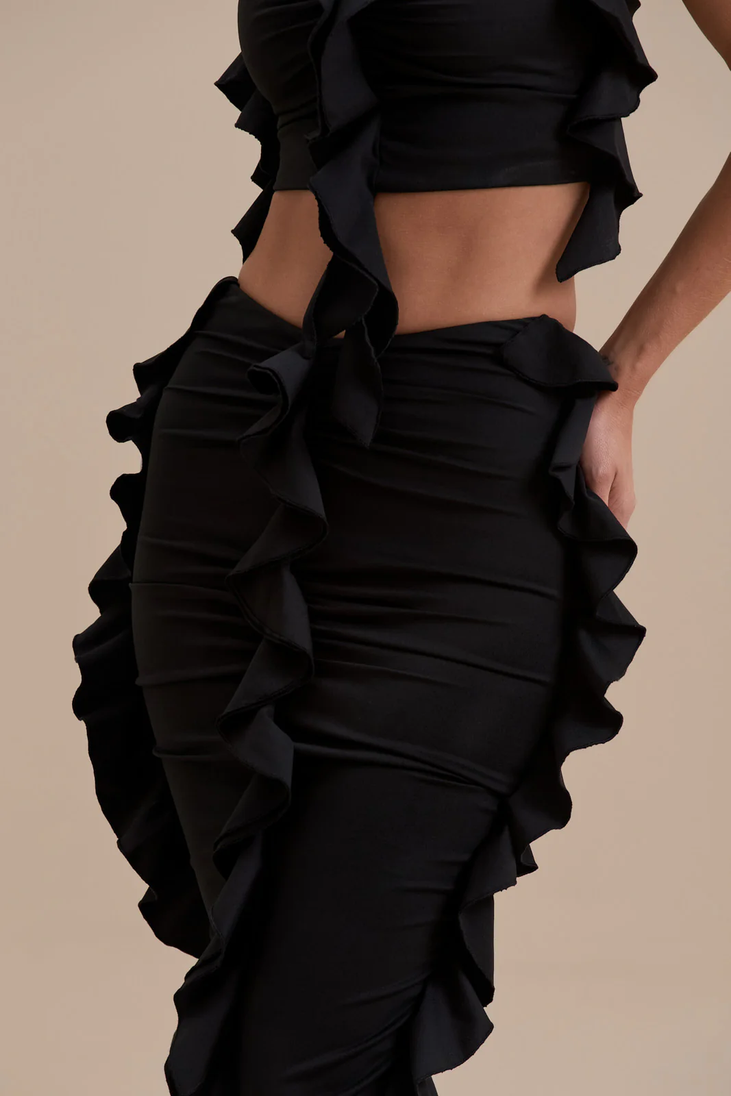 ARIEL CO-ORD | BLACK - SALE - Image 7