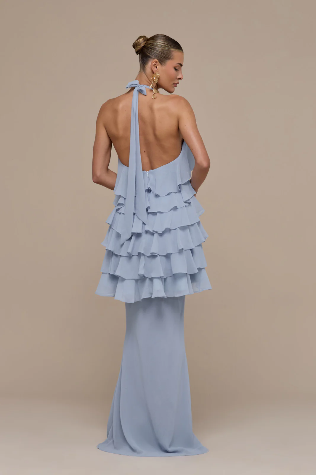 PRIMROSE MAXI SKIRT | POWDER BLUE - Image 10