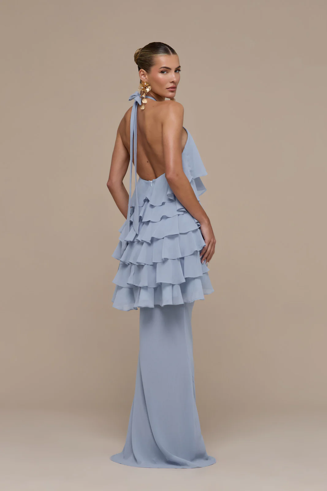 PRIMROSE MAXI SKIRT | POWDER BLUE - Image 11