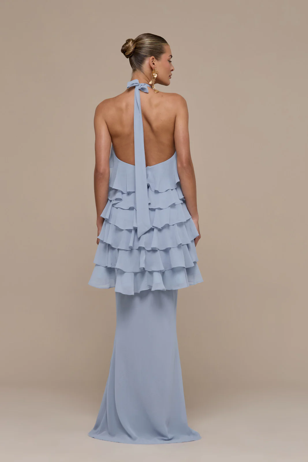 PRIMROSE MAXI SKIRT | POWDER BLUE - Image 9