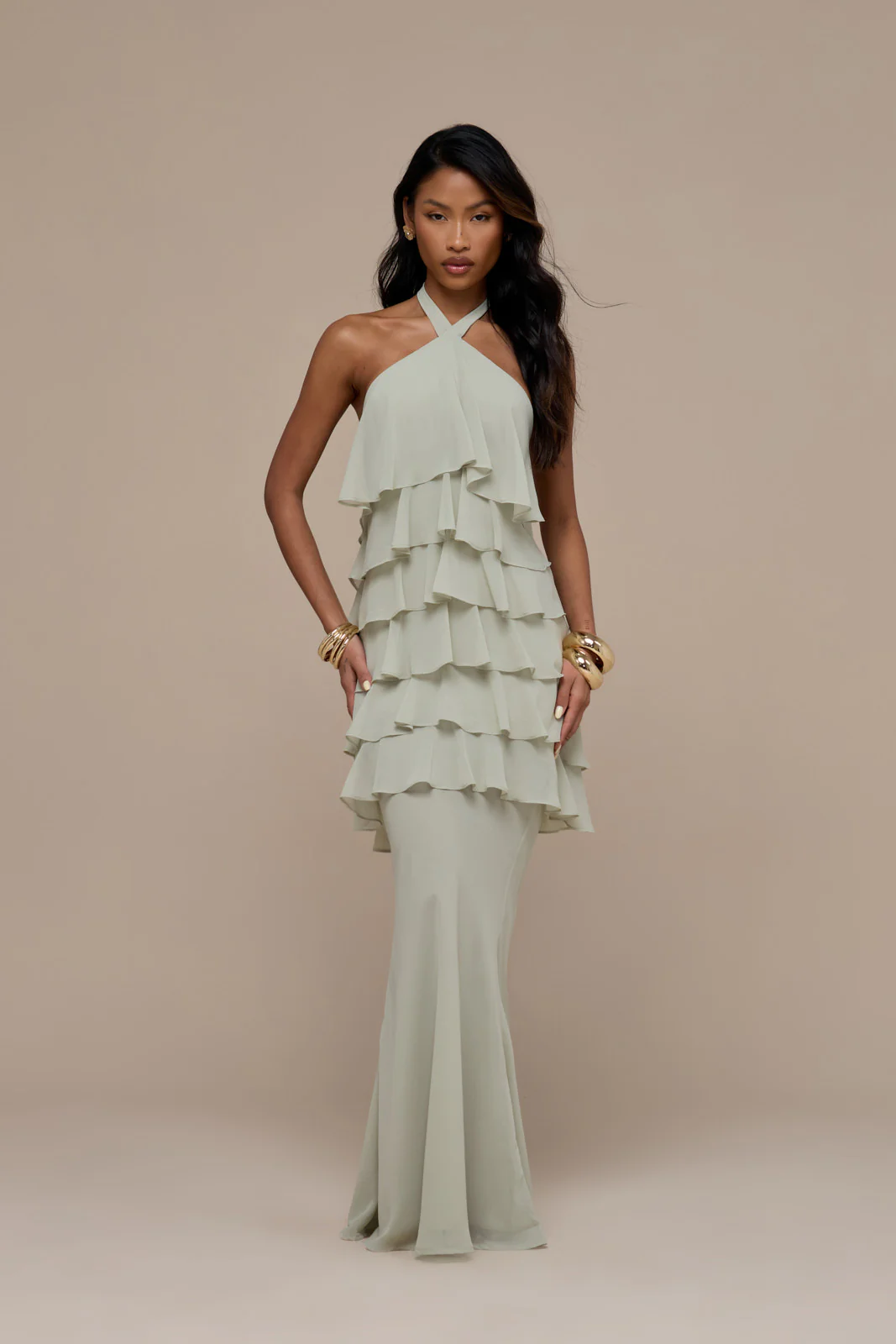 PRIMROSE MAXI SKIRT | SAGE