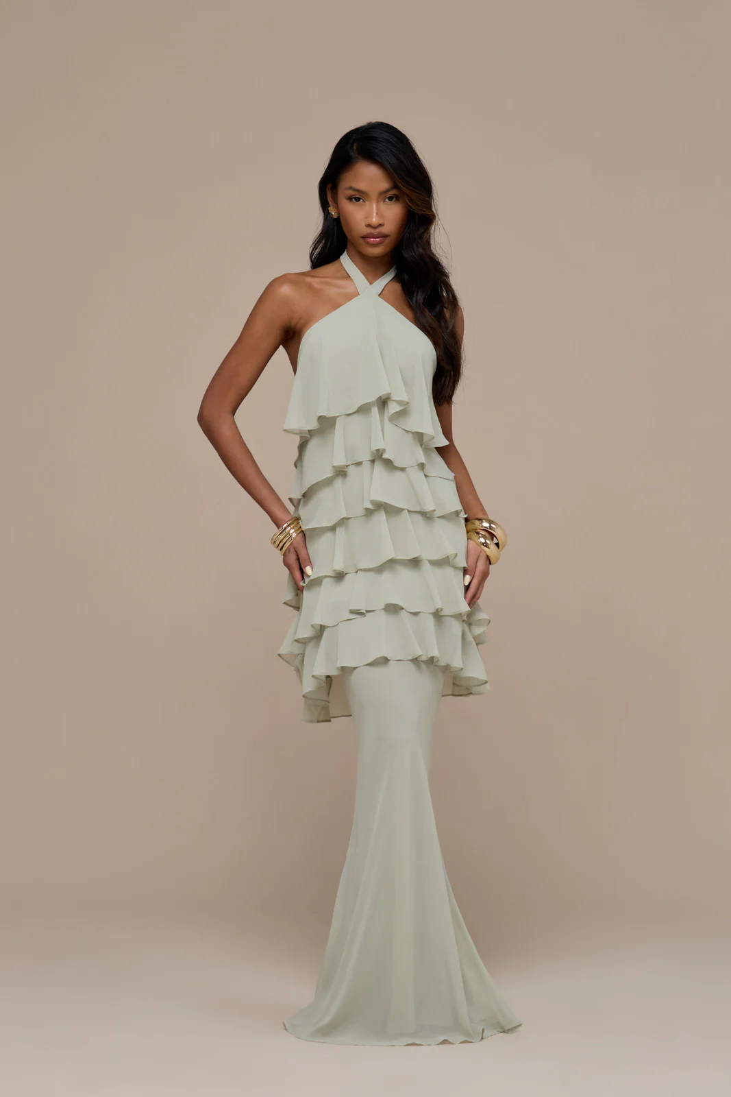 PRIMROSE MAXI SKIRT | SAGE - Image 3