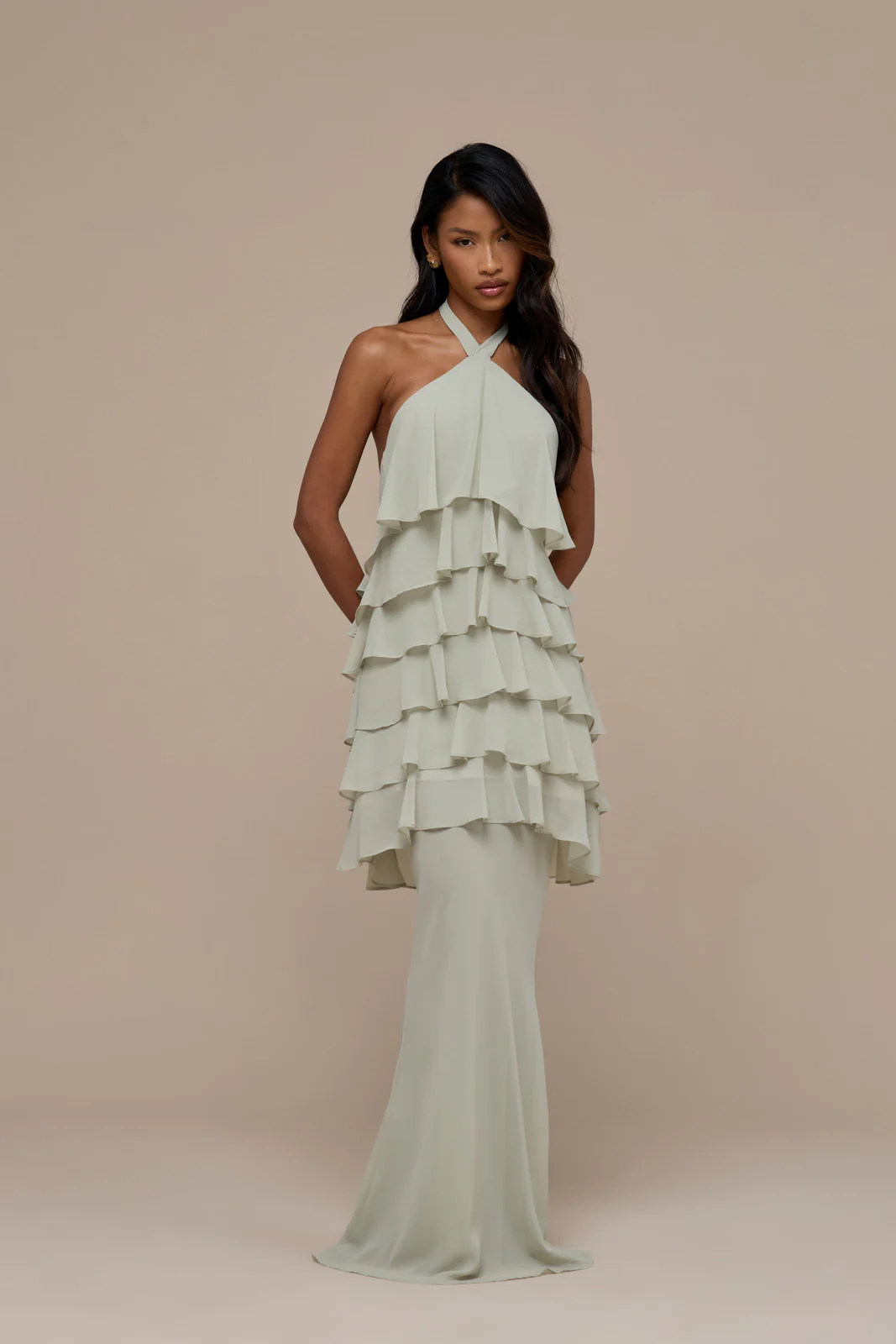 PRIMROSE MAXI SKIRT | SAGE - Image 5