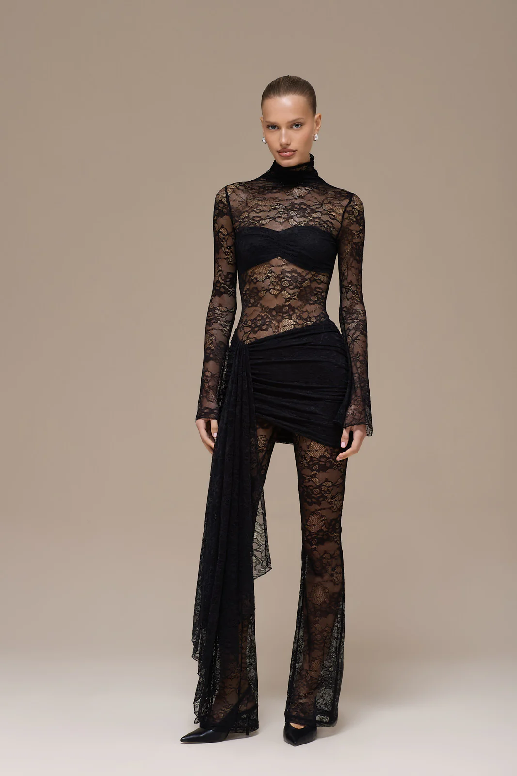 ROXY JUMPSUIT | BLACK LACE - Image 17