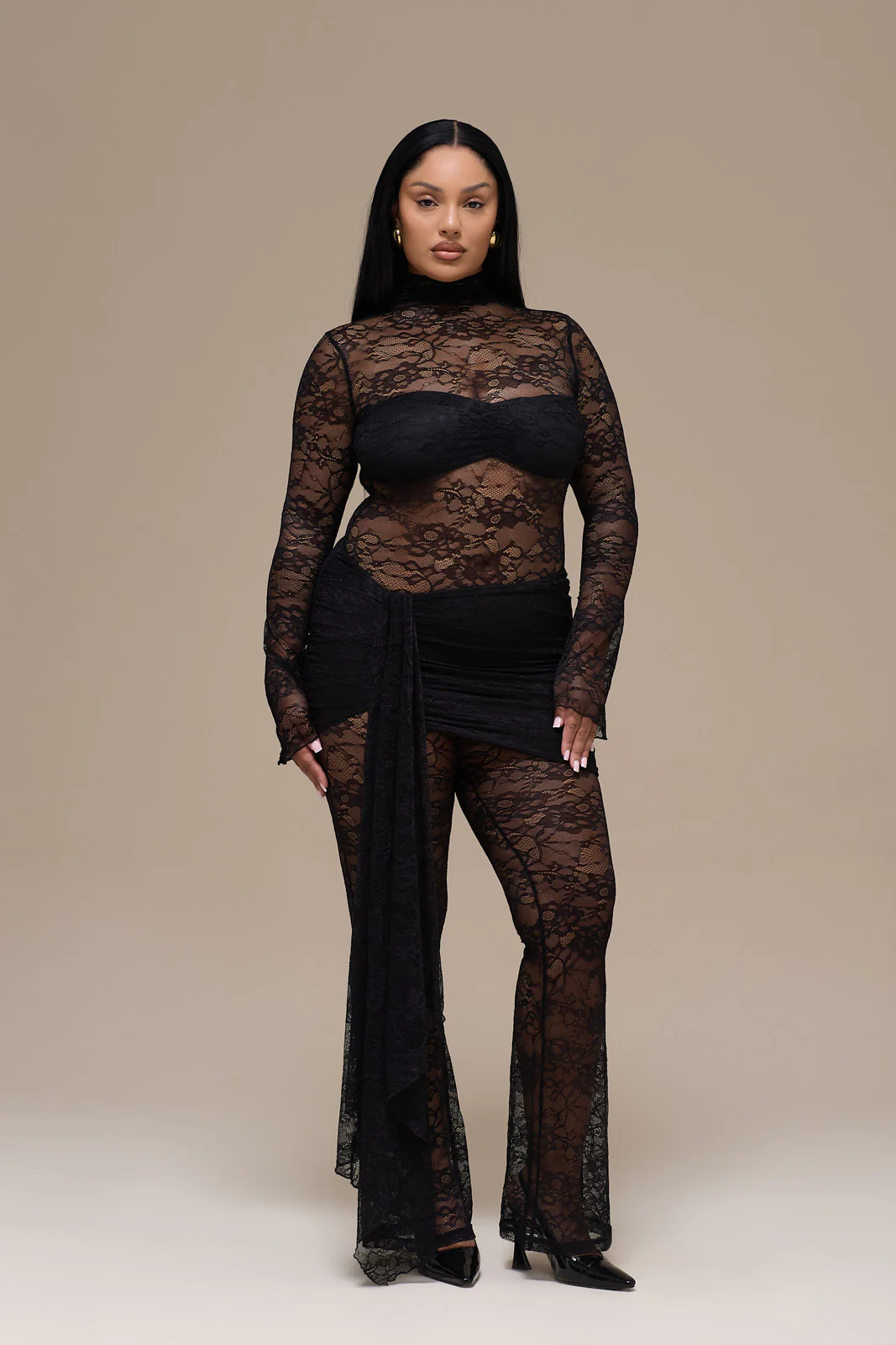 ROXY JUMPSUIT | BLACK LACE - Image 18