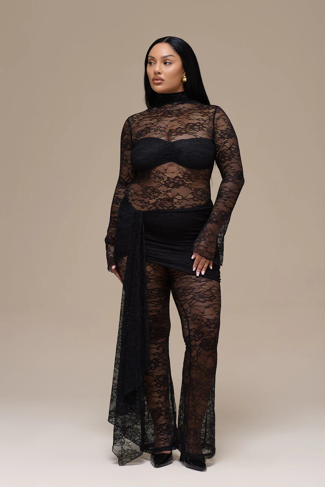 ROXY JUMPSUIT | BLACK LACE - Image 19