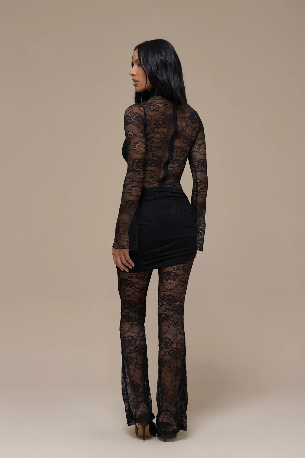 ROXY JUMPSUIT | BLACK LACE - Image 3
