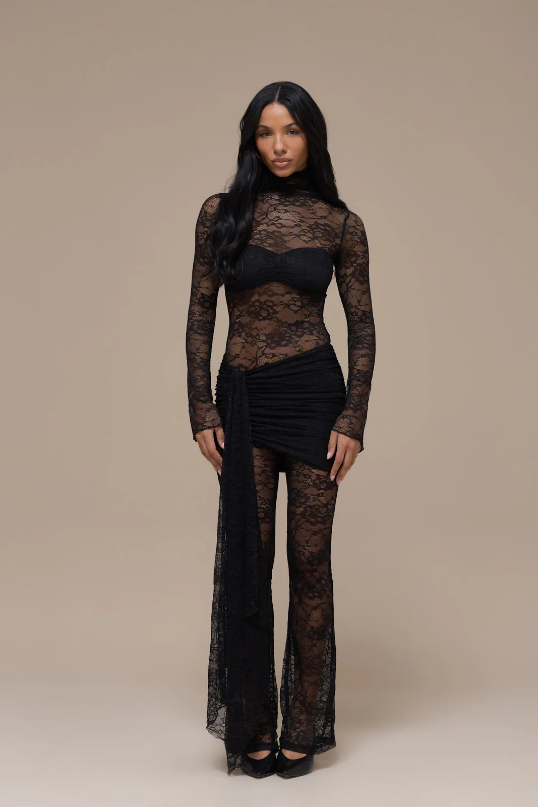 ROXY JUMPSUIT | BLACK LACE - Image 5