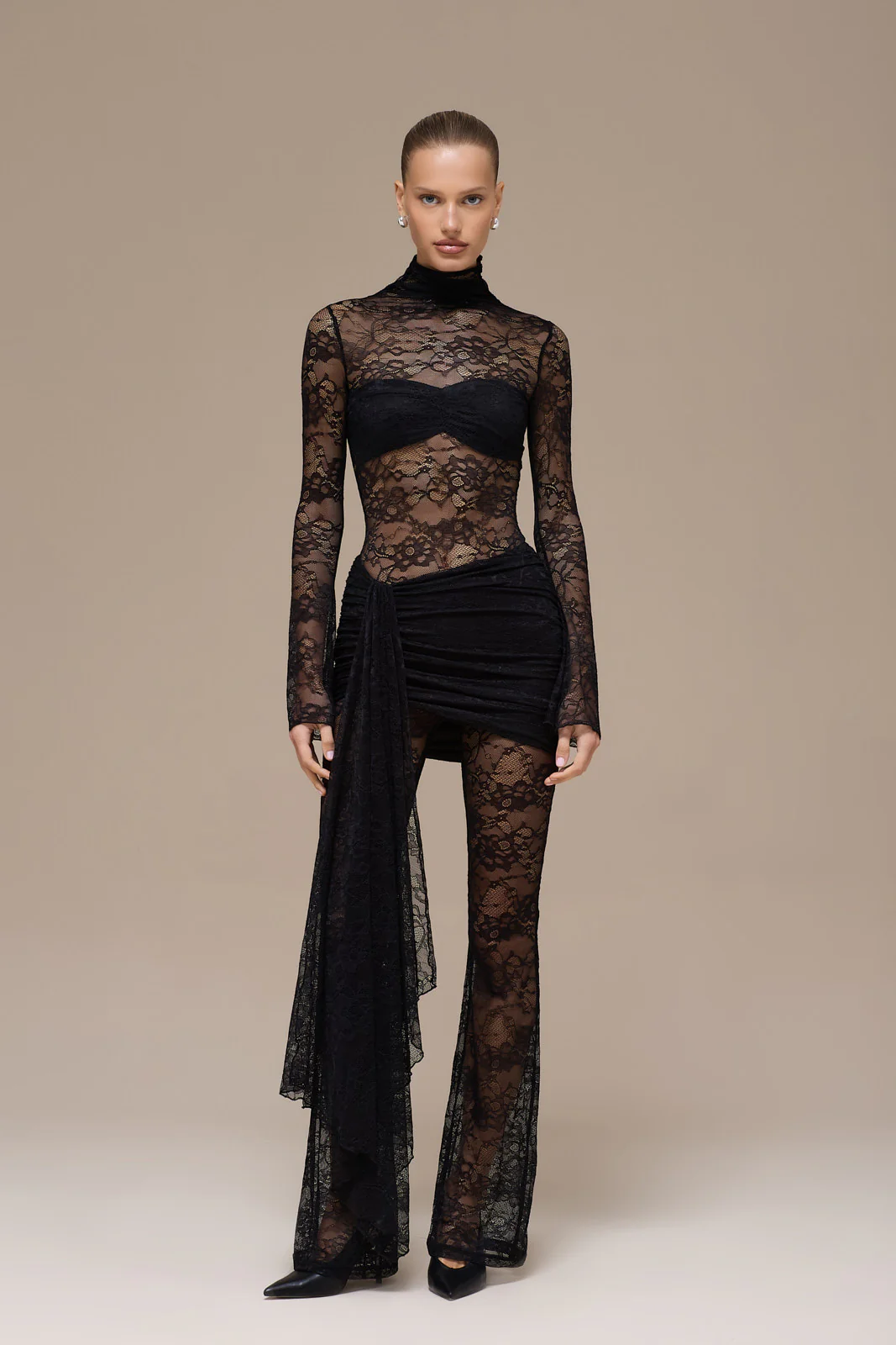 ROXY JUMPSUIT | BLACK LACE - Image 6