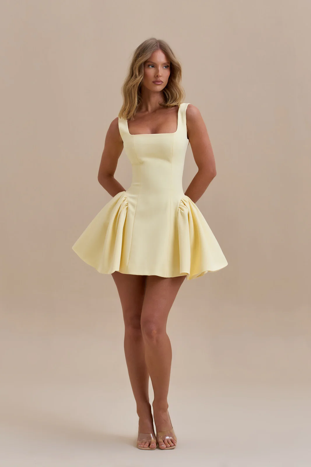 SABRINA MINI DRESS | LEMON - Image 8