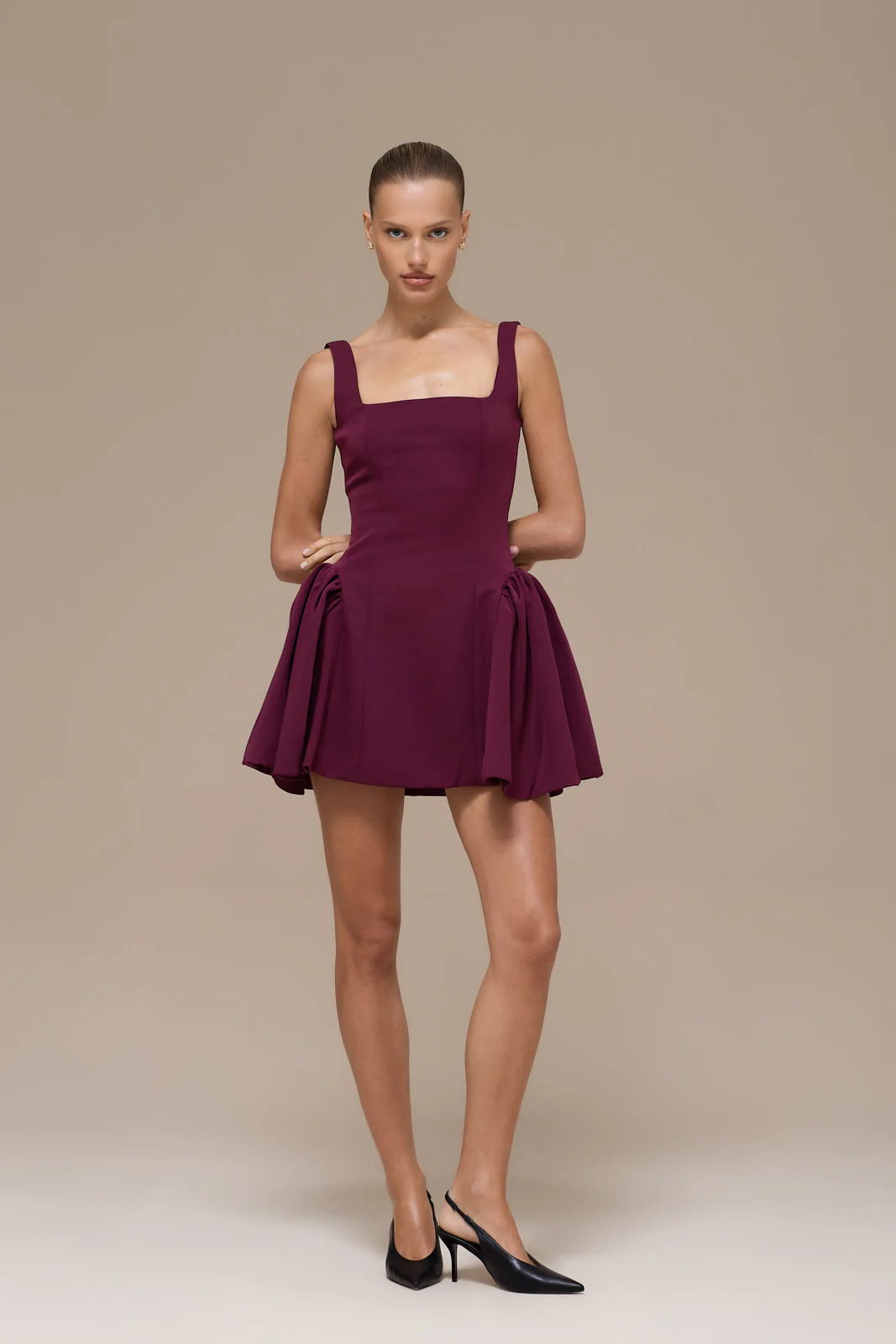 SABRINA MINI DRESS | PLUM - Image 8