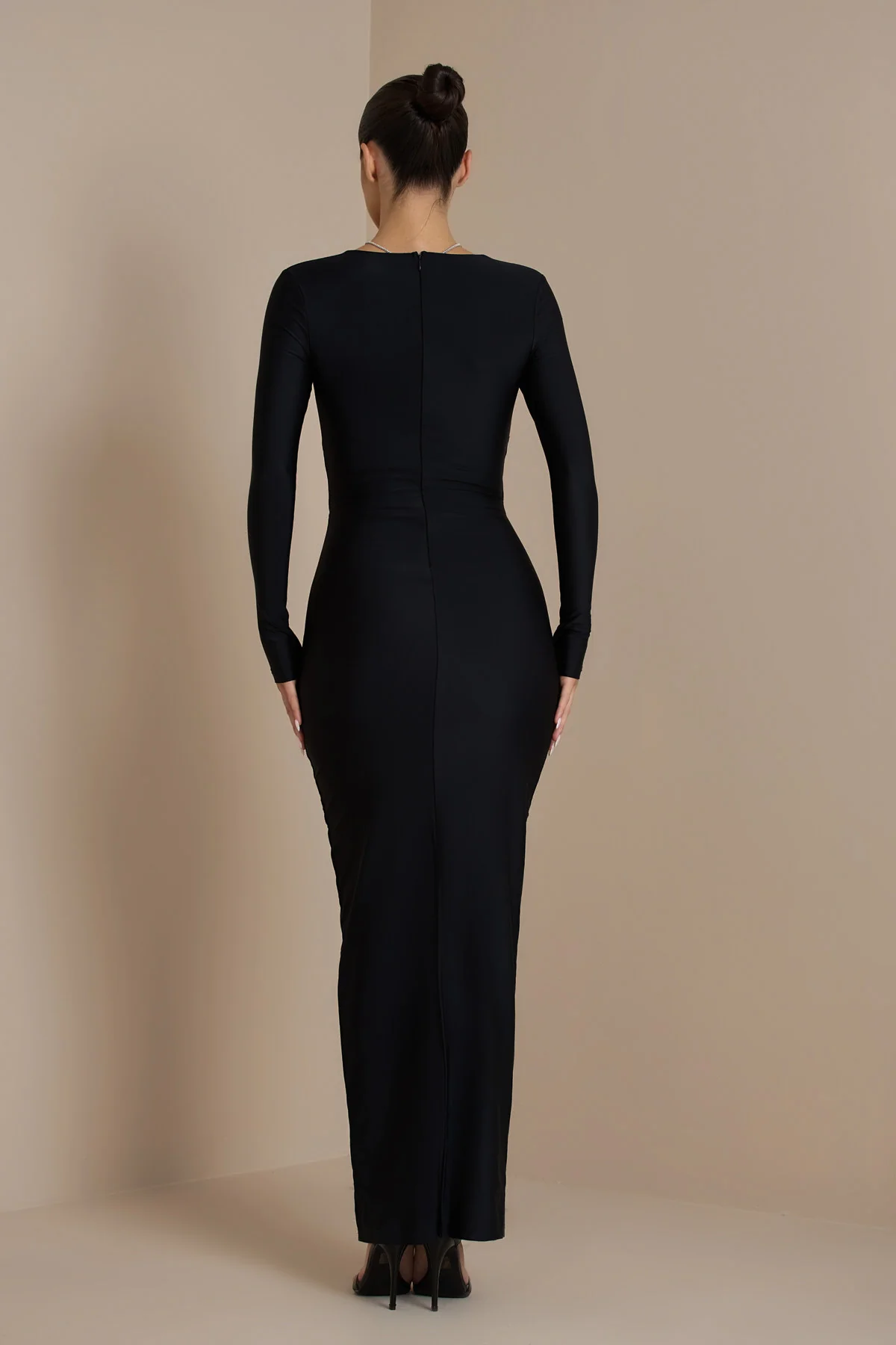 STASSIE MAXI DRESS | BLACK - SALE - Image 6