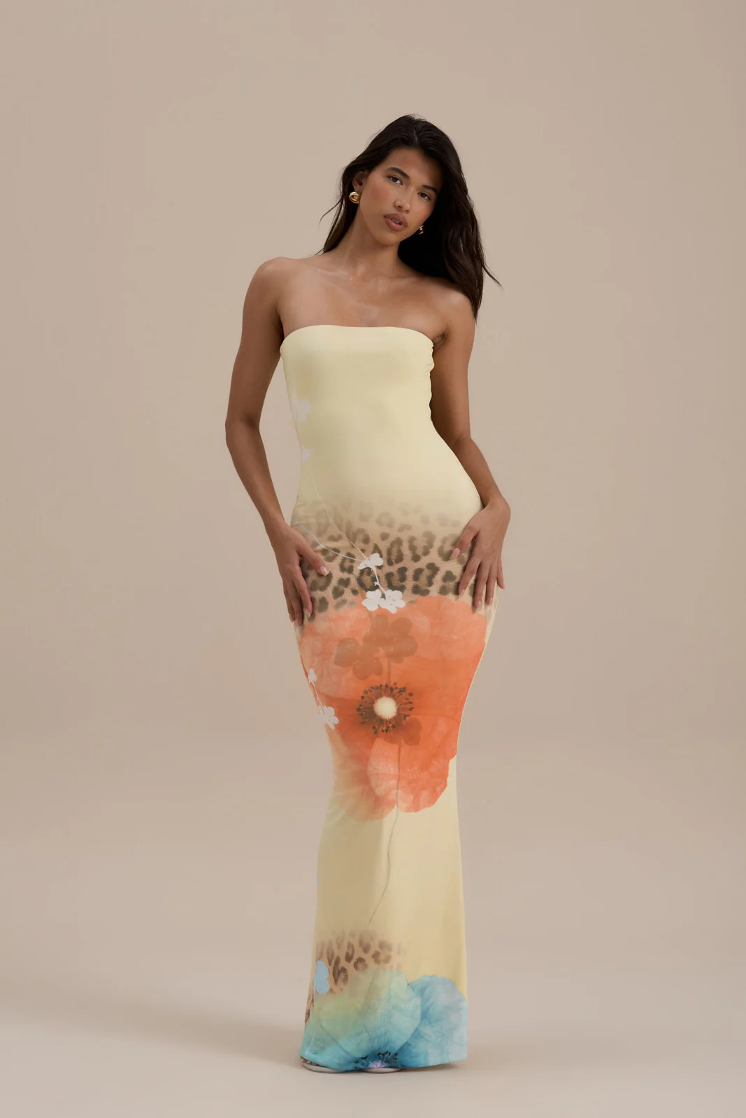 BONITA BANDEAU MAXI DRESS | SUMMER PRINT - Image 6