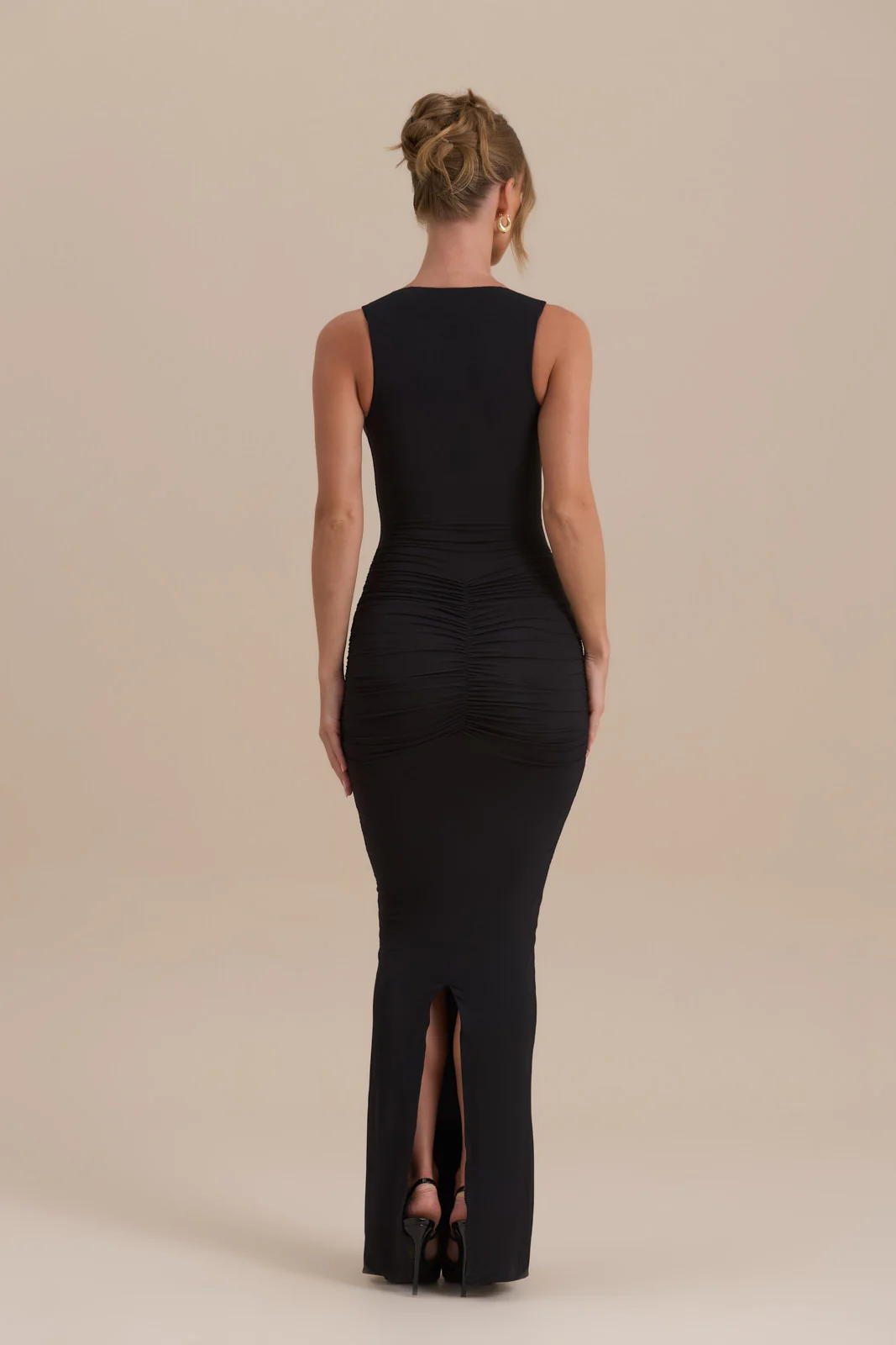 TATE SLEEVELESS MAXI DRESS | BLACK - Image 4