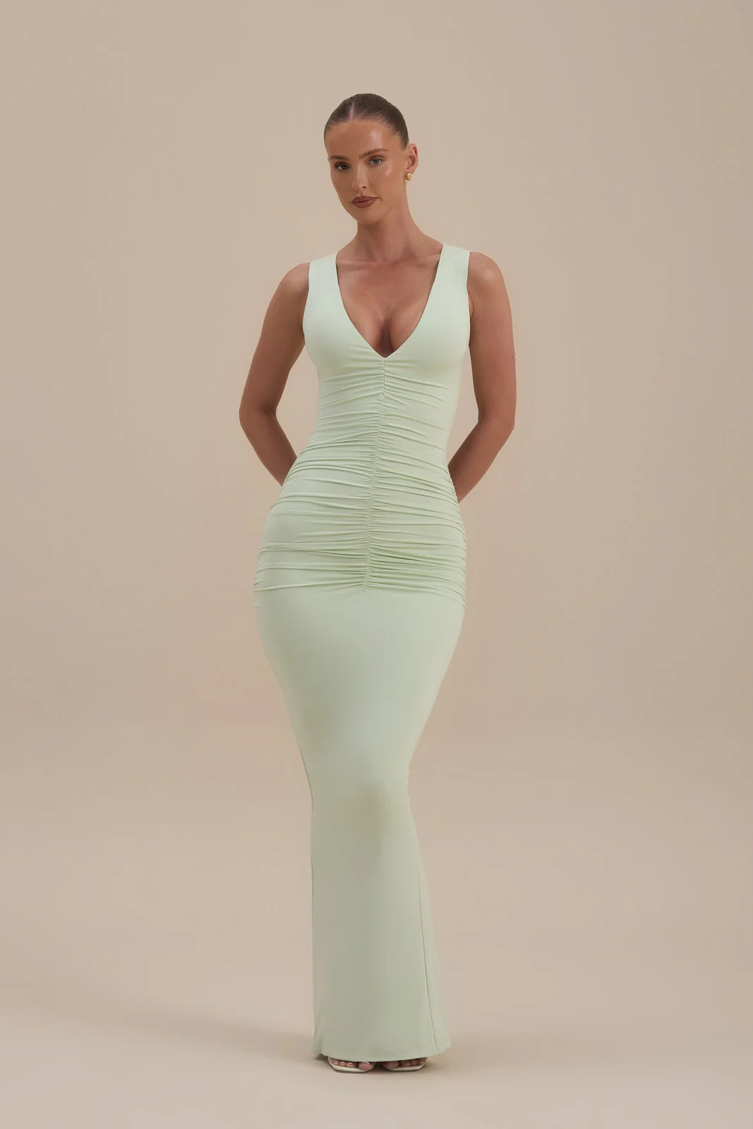 TATE SLEEVELESS MAXI DRESS | MINT - Image 7