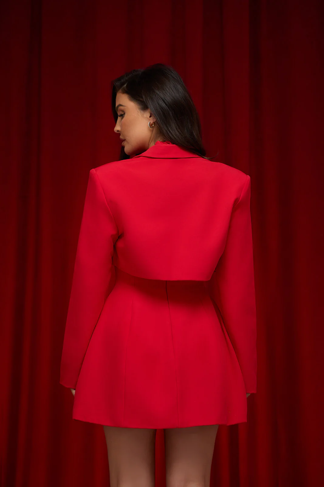 TAYLOR MINI DRESS | RED - SALE - Image 12
