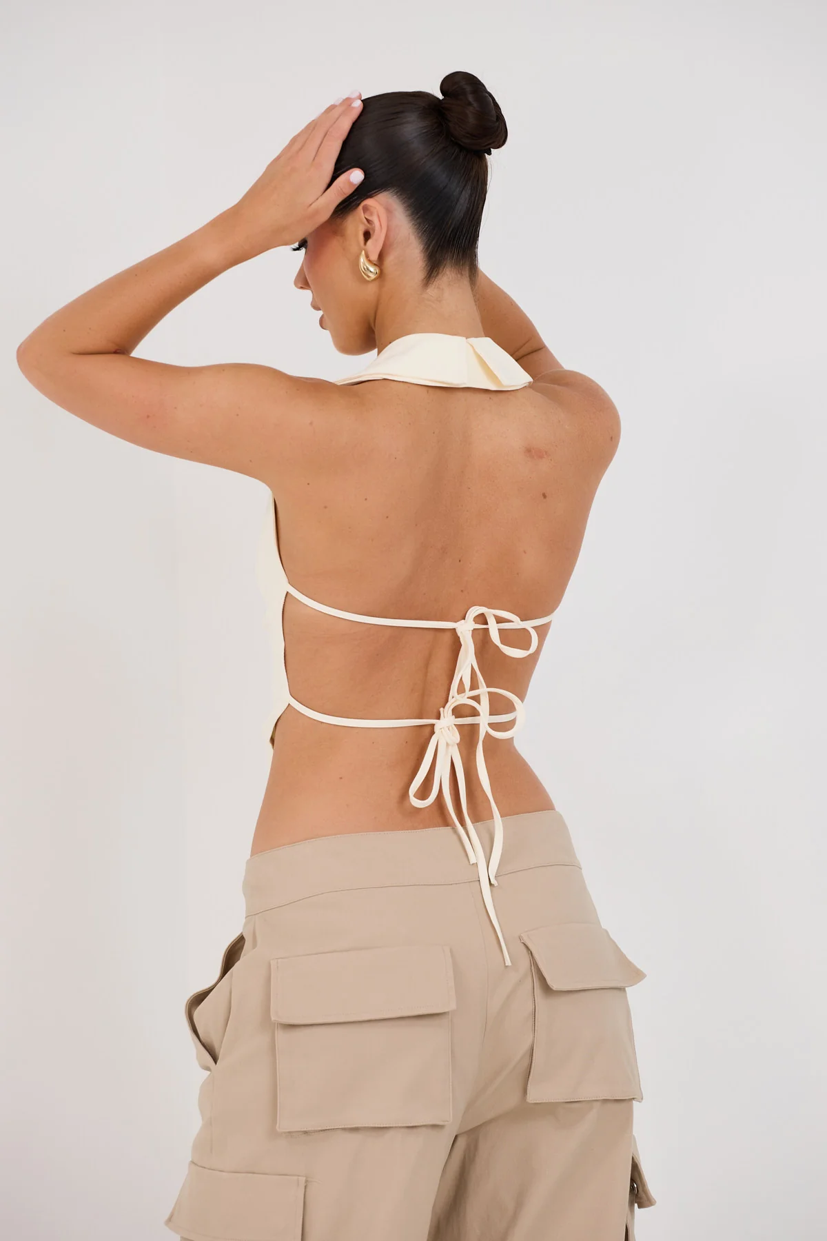 ISLA BLAZER TOP | VANILLA - SALE - Image 5