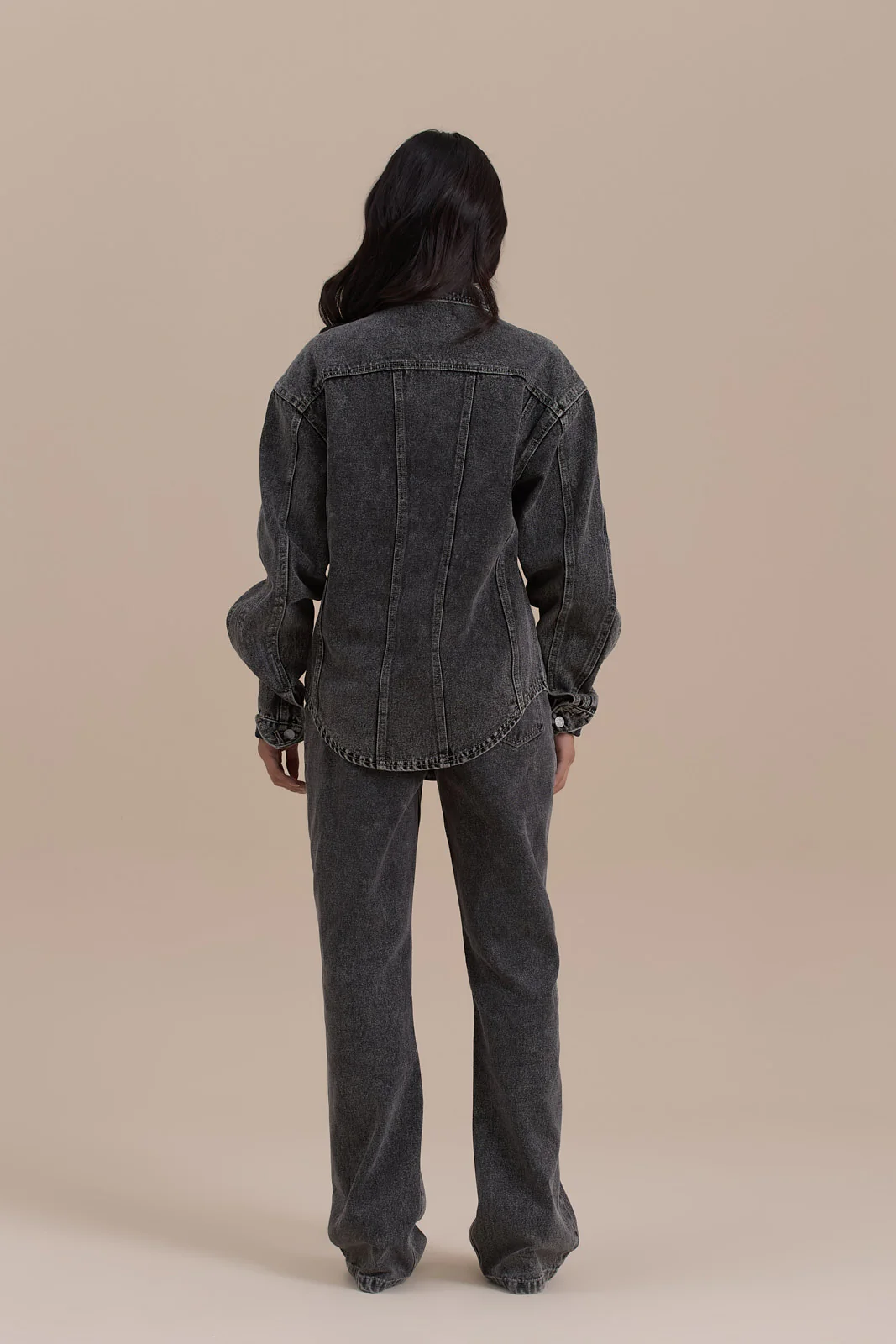 WANDER STRAIGHT LEG JEANS WITH ADJUSTABLE WAIST | DARK WASH DENIM - Image 23