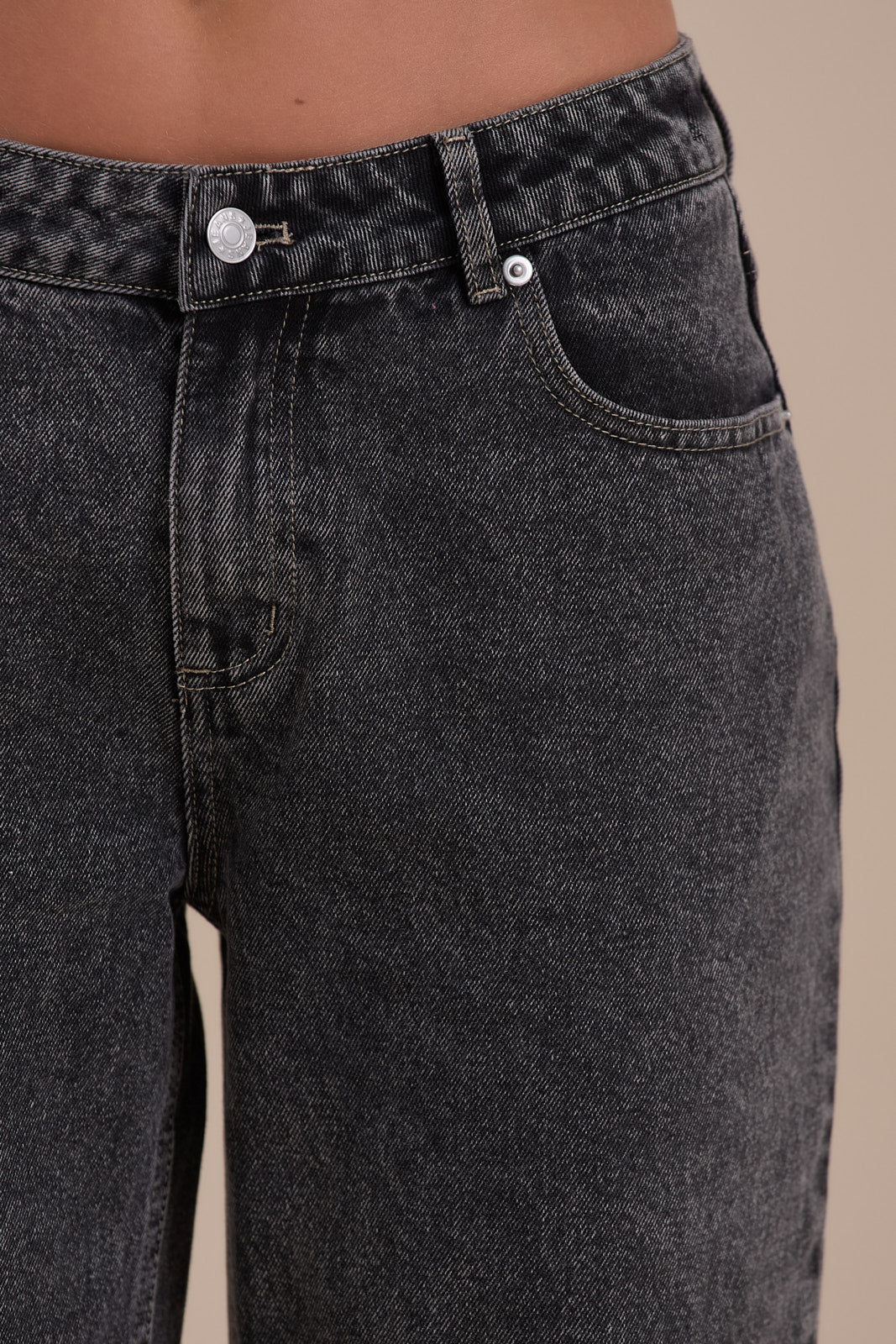 WANDER STRAIGHT LEG JEANS WITH ADJUSTABLE WAIST | DARK WASH DENIM - Image 8