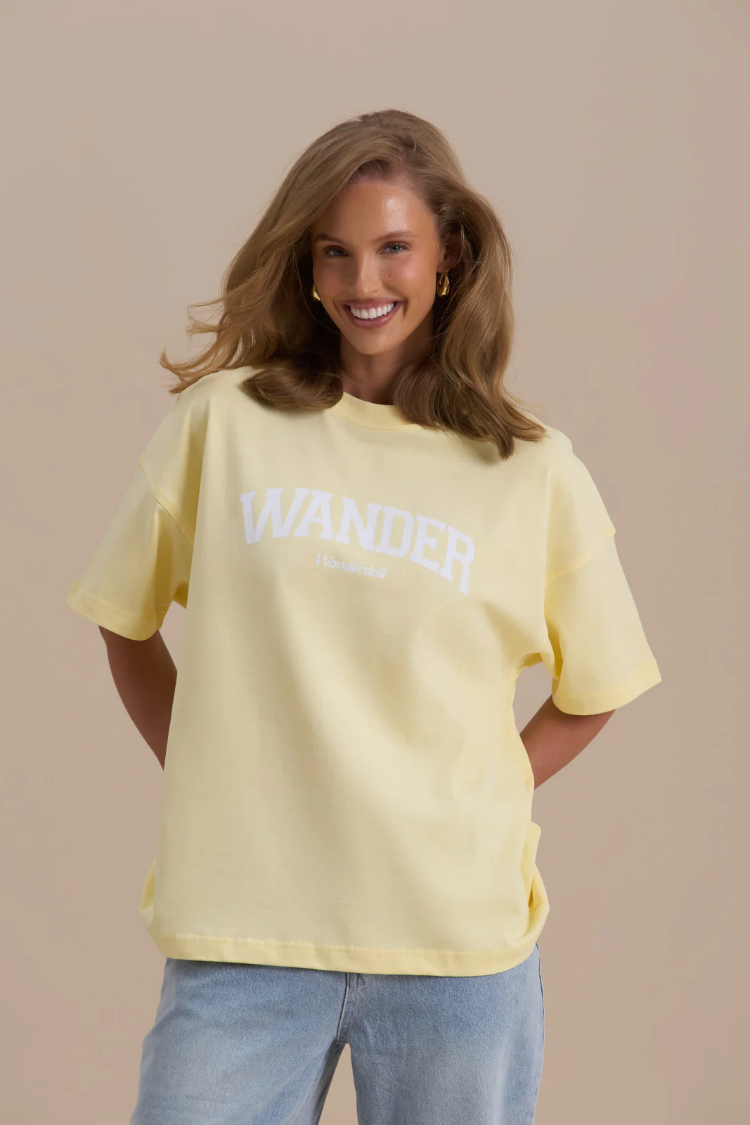 WANDER OVERSIZED T-SHIRT | LEMON - SALE