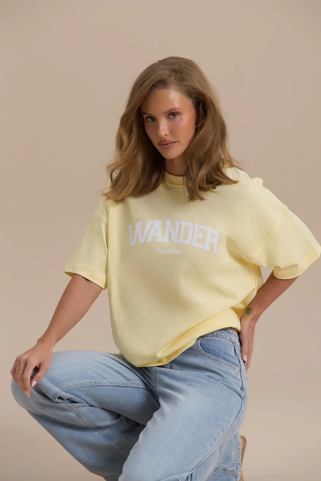 WANDER OVERSIZED T-SHIRT | LEMON - SALE - Image 10