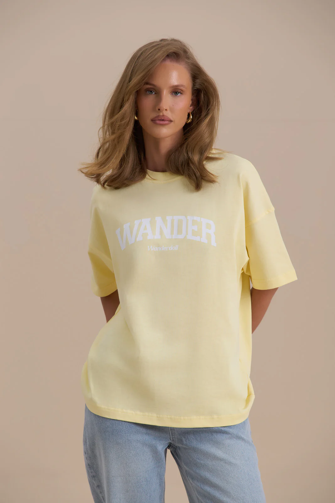 WANDER OVERSIZED T-SHIRT | LEMON - SALE - Image 4
