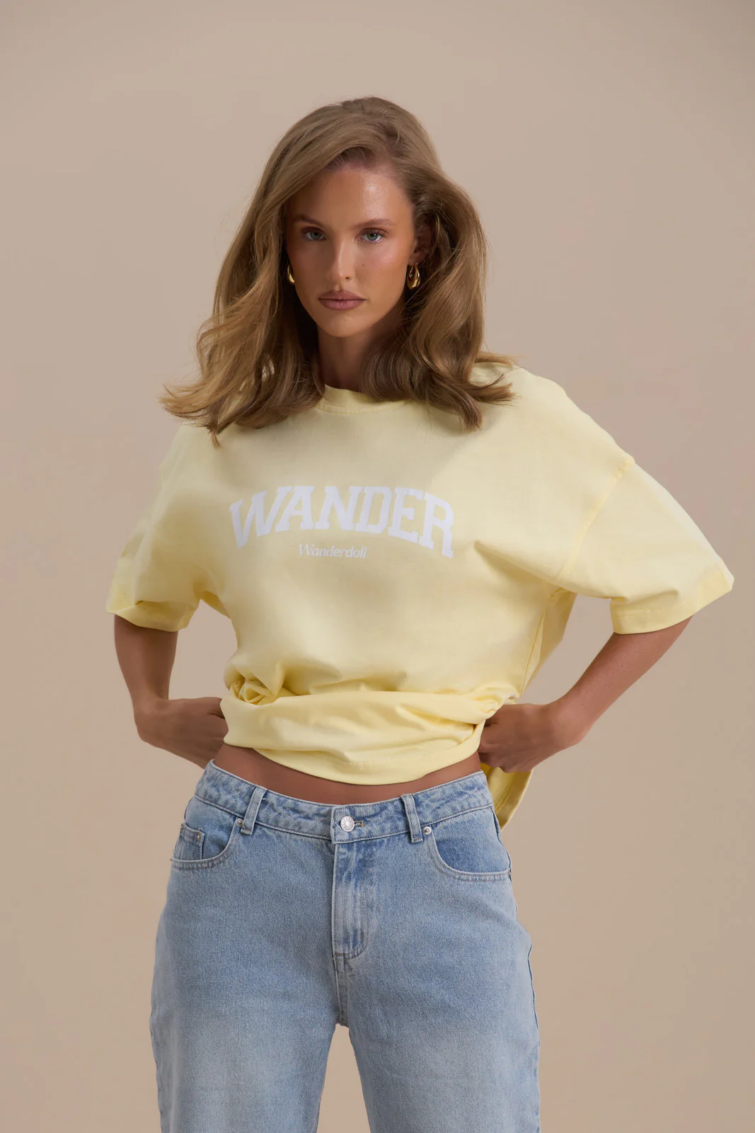 WANDER OVERSIZED T-SHIRT | LEMON - SALE - Image 8