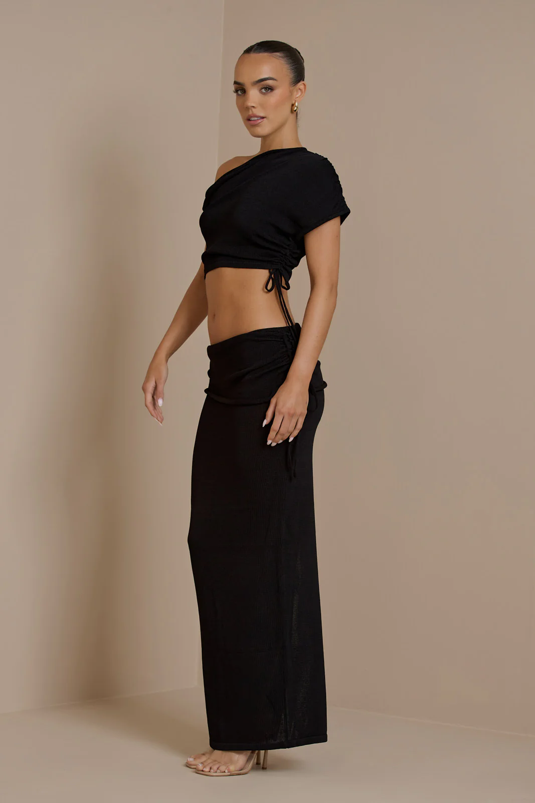 YRIS KNIT CO-ORD | BLACK - SALE - Image 3